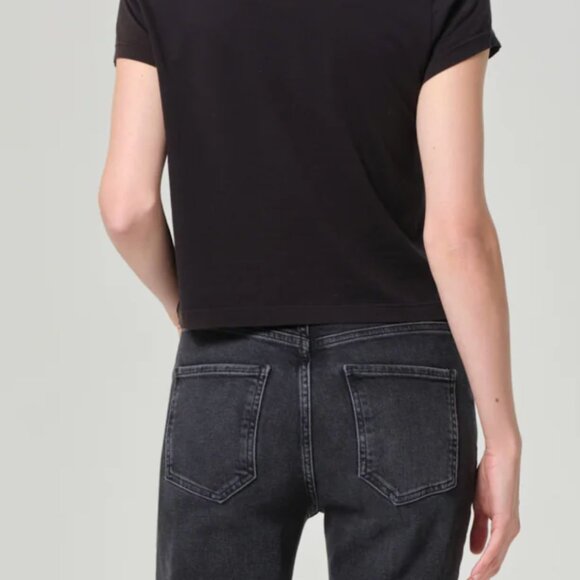 AGOLDE Riley High Rise Straight Crop (STRETCH) In Panoramic - Picture 2 of 7